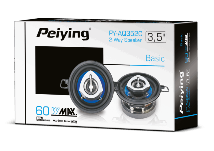 Автомобільний динамік PY-AQ352C Peiying PYAQ352C 3,5 дюйма - Зображення 3