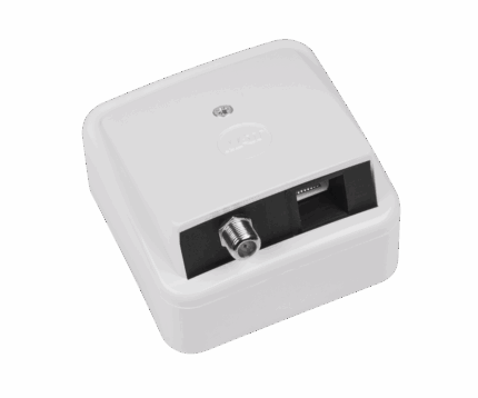 Розетка абонента SAT GN.F+GN.RJ45 GNI0511