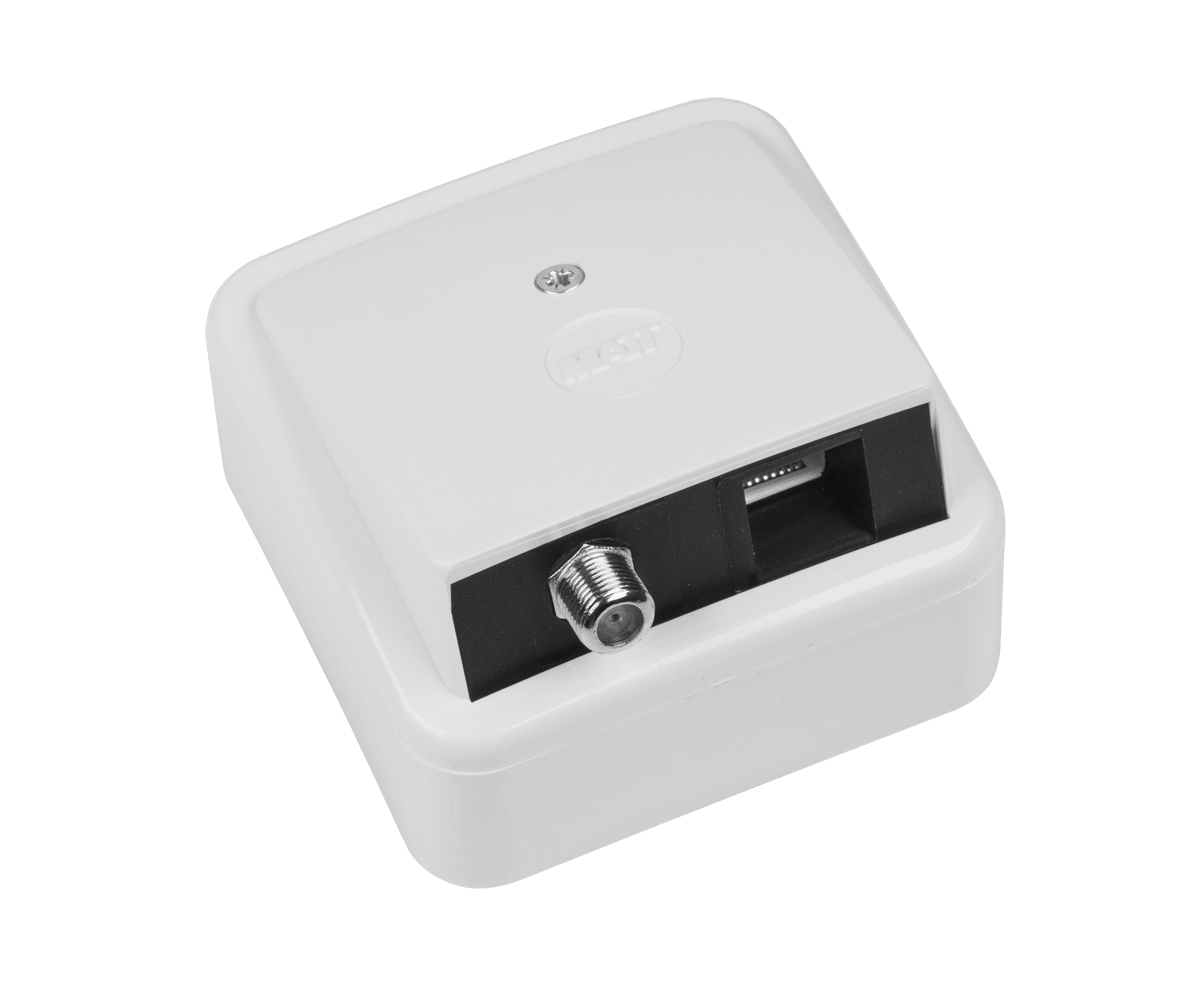 Розетка абонента SAT GN.F+GN.RJ45 Розетка абонента SAT GN.F+GN.RJ45 GNI0511