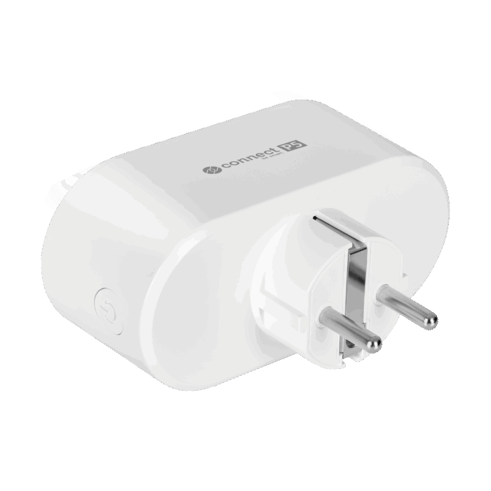 Подвійна WiFi-розетка Krüger&matz KM2203 Connect P5 Tuya - Зображення 3
