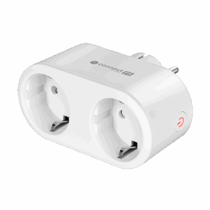 Подвійна WiFi-розетка Krüger&matz KM2203 Connect P5 Tuya