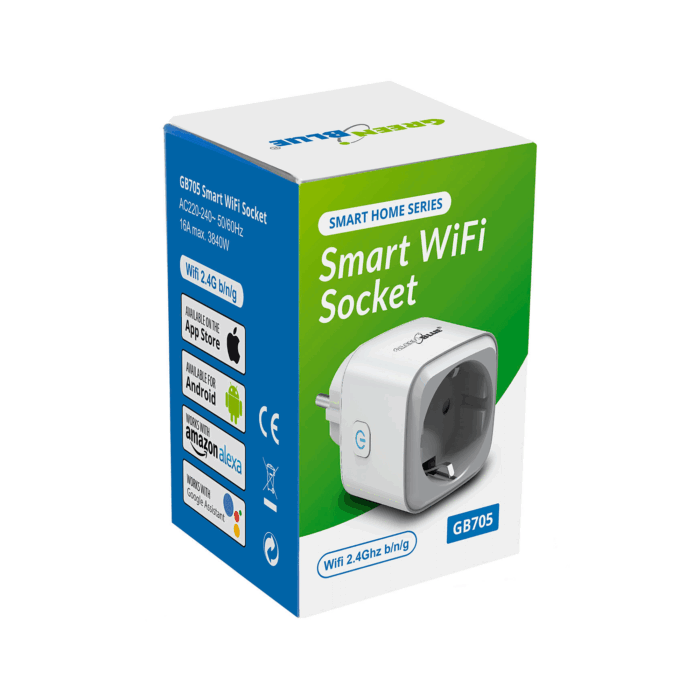 Мережева розетка Wi-Fi Maclean URZ0996 з дистанційним керуванням GB705 3840W - Зображення 6