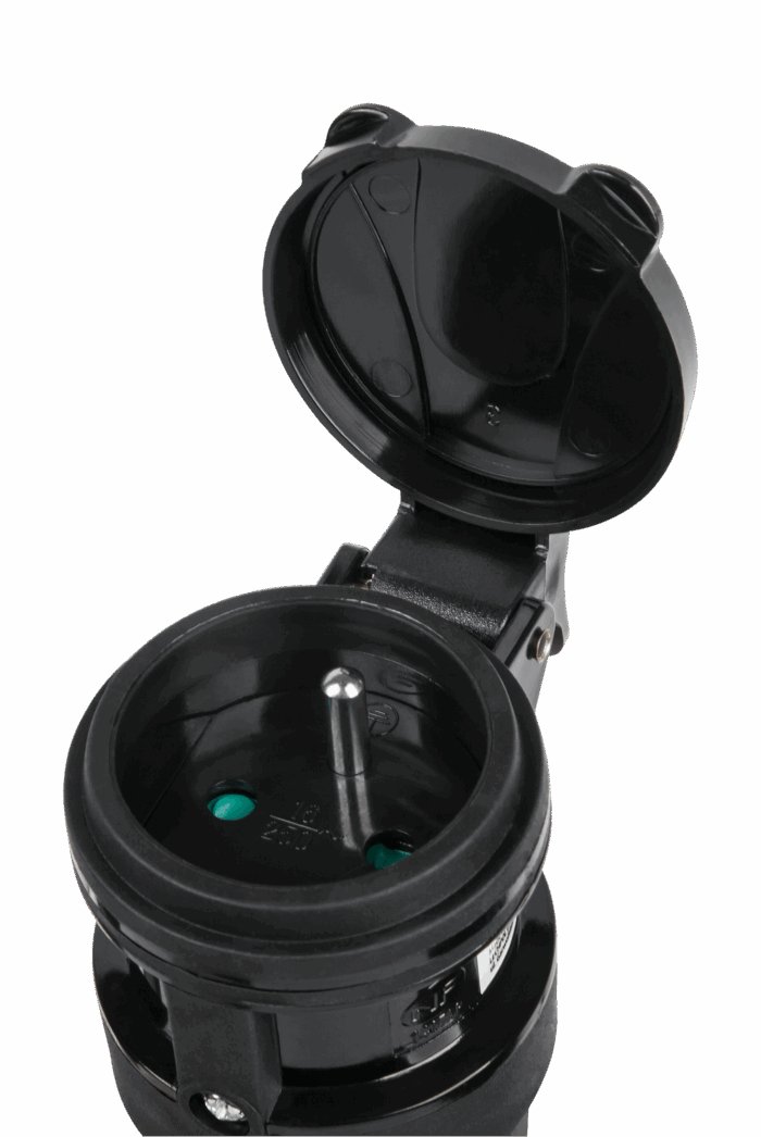 Зовнішня розетка Rebel URZ3257 (IP 44) -16A/250V - Зображення 2