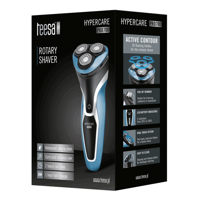 Роторна бритва HYPERCARE PRO700 Teesa TSA0515 - Зображення 7