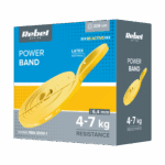 Латексна стрічка для вправ - Power Band PL-1, жовта 4-7 кг Rebel RBA-3000-1 ACTIVE - Зображення 3