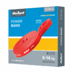 Латексна стрічка для вправ - Power Band PL-2, червона 6-14 кг Rebel RBA-3000-2 ACTIVE - Зображення 3
