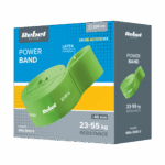 Латексна стрічка для вправ - Power Band PL-5, зелена 23-55 кг Rebel RBA-3000-5 ACTIVE - Зображення 3