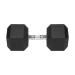 Гантель з гумовим покриттям HEX 40 кг Rebel RBA-2325-40 ACTIVE - Зображення 2