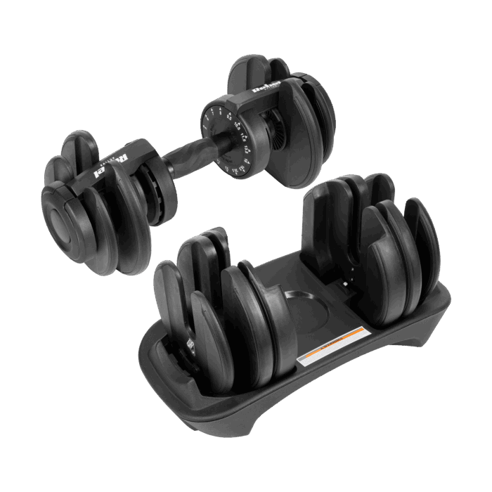 Чавунна регульована гантель 24 кг Rebel RBA-2303 ACTIVE - Зображення 4