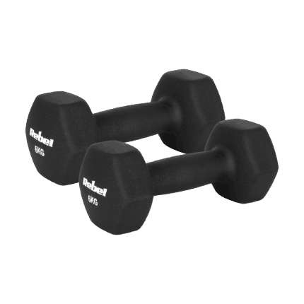 Гантелі HEX ​​2x6 кг з неопрену