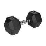 Гумовані чавунні гантелі HEX ​​2x12,5 кг Rebel RBA-2325-12.5 ACTIVE - Зображення 3