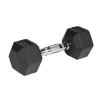 Гумовані чавунні гантелі HEX ​​2x4 кг Rebel RBA-2325-04 ACTIVE - Зображення 3