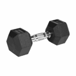 Гумовані чавунні гантелі HEX ​​2x7,5 кг Rebel RBA-2325-07.5 ACTIVE - Зображення 3