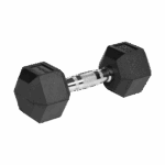 Гантелі HEX ​​2x8 кг з гумовим покриттям з чавуну Rebel RBA-2325-08 ACTIVE - Зображення 3