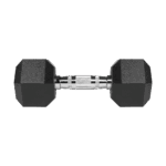 Гантелі HEX ​​2x9 кг з гумовим покриттям з чавуну Rebel RBA-2325-09 ACTIVE - Зображення 4