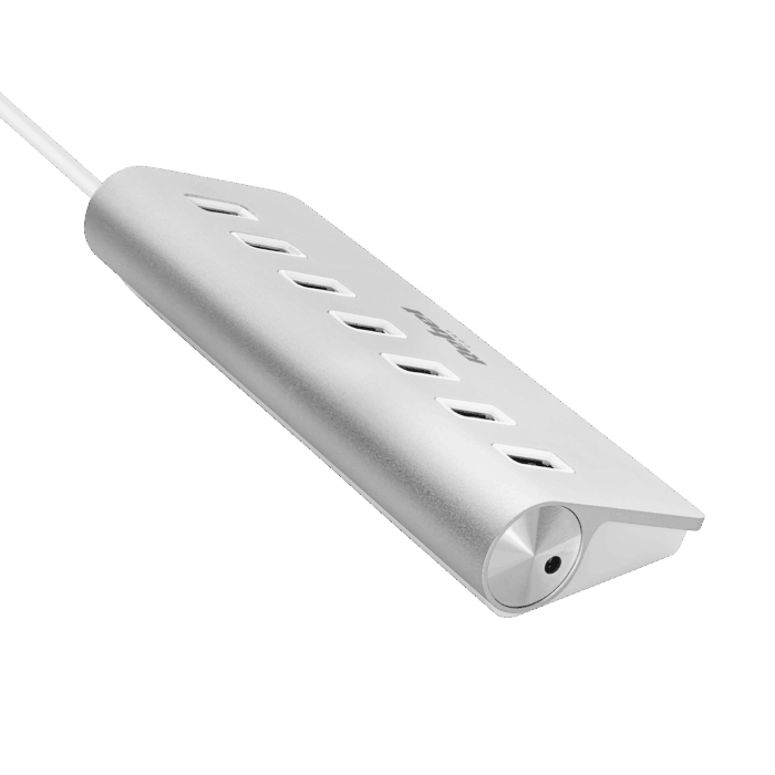 7-портовий USB 3.0 концентратор (розгалужувач) Rebel KOM1091 - Зображення 2