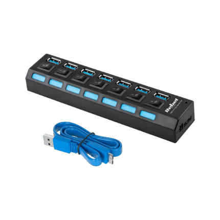 7-портовий USB 3.0 концентратор Rebel KOM0941