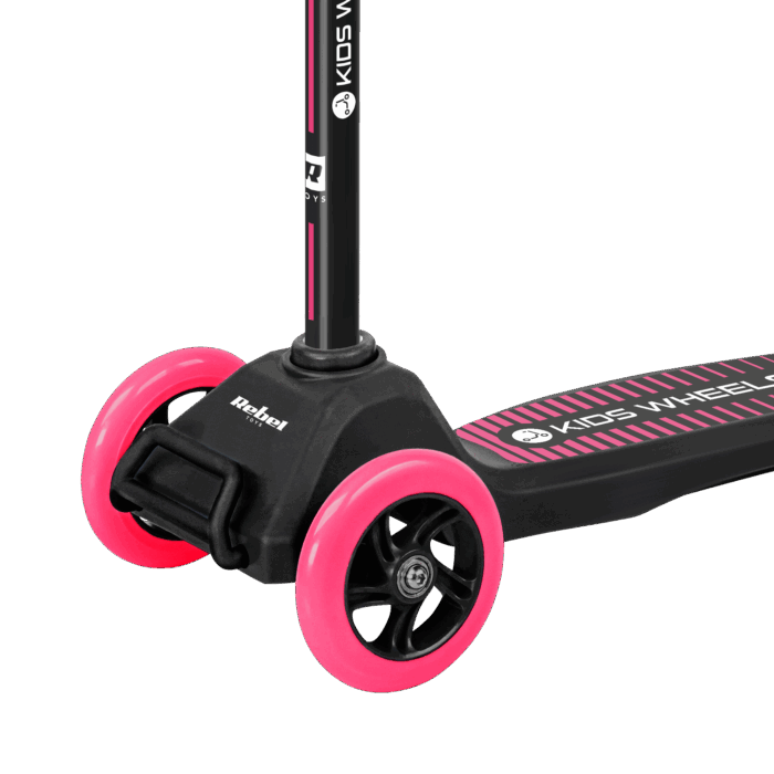 Триколісний самокат Rebel ZAB0121P KIDS WHEELS PINK - Зображення 3