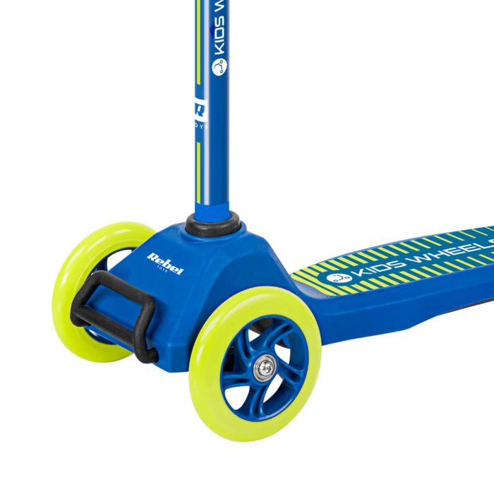 Триколісний самокат Rebel ZAB0121Y KIDS WHEELS YELLOW - Зображення 3