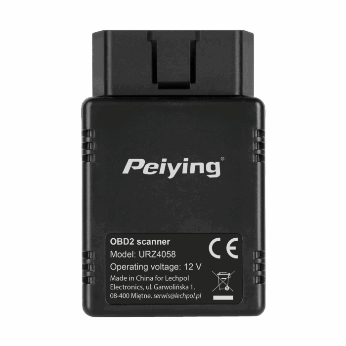 Діагностичний інтерфейс Bluetooth OBD2 ELM327 Peiying URZ4058 - Зображення 5