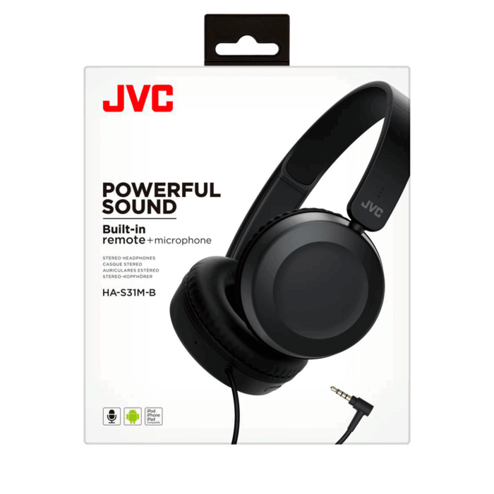 Навушники Jvc JVC0112 HAS-31 BE з мікрофоном, дротові, чорні - Зображення 7