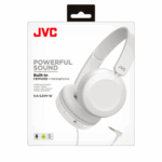 Jvc JVC0113 HAS-31 WE Дротові накладні навушники з пультом дистанційного керування та мікрофоном, білі - Зображення 7