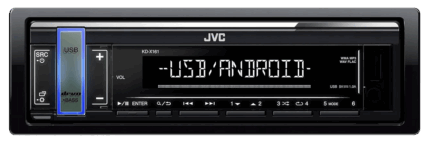 Автомобільне радіо Jvc JVC0105 KDX-161 з USB