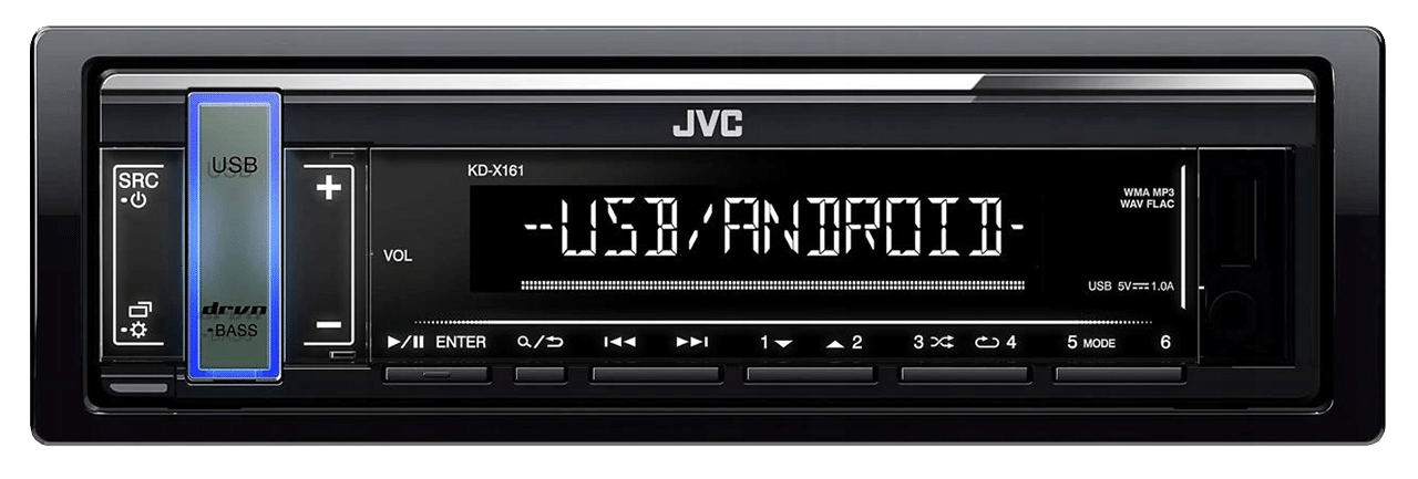 Автомобільне радіо JVC KDX-161 з USB Автомобільне радіо Jvc JVC0105 KDX-161 з USB