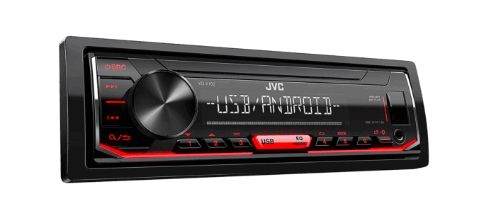 Автомагнітола Jvc JVC0103 KDX-162 USB ЧЕРВОНОГО кольору - Зображення 2