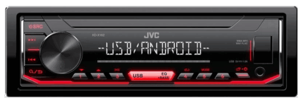 Автомагнітола Jvc JVC0103 KDX-162 USB ЧЕРВОНОГО кольору