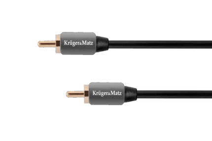 Кабель 1RCA-1RCA Krüger&matz KM0302 1.8 м