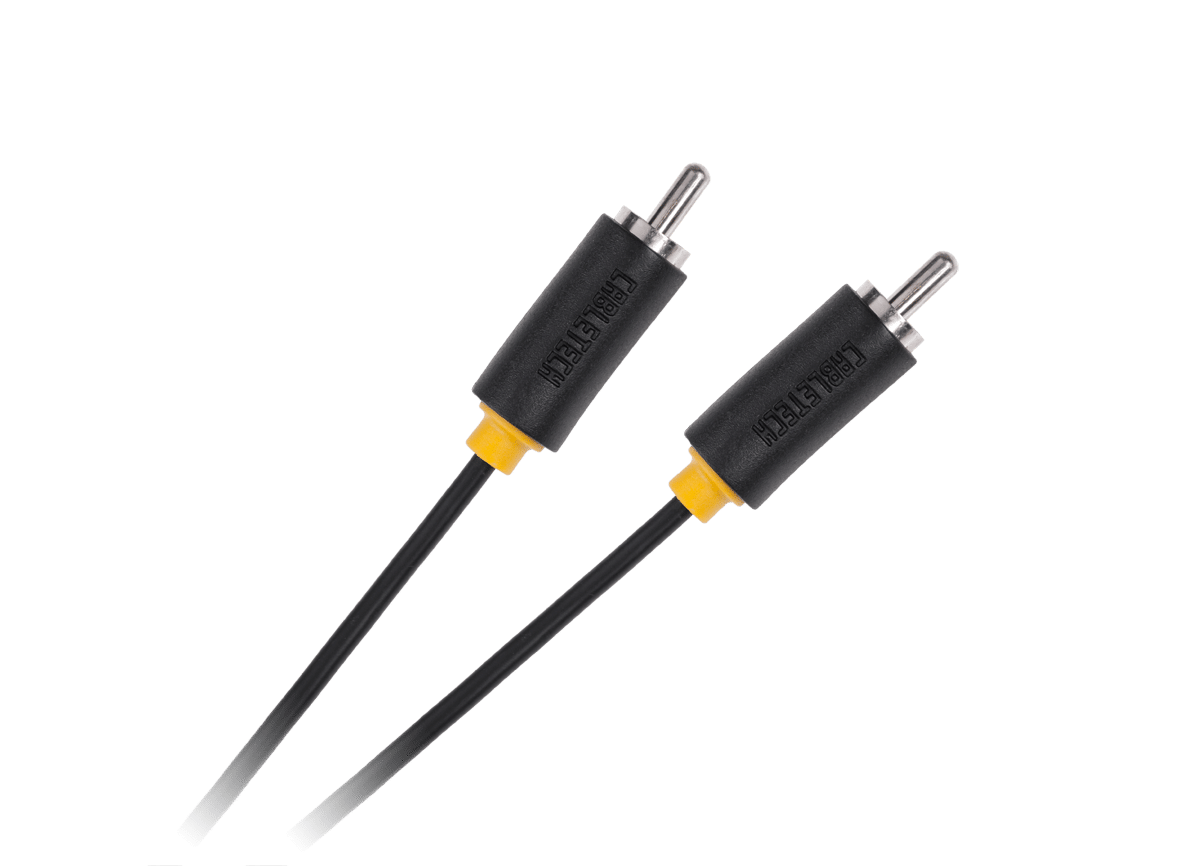 Кабель 1RCA-1RCA 1 м стандарт Cabletech Кабель 1RCA-1RCA 1 м стандарт Cabletech KPO3953-1