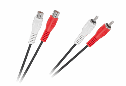 Кабель 2 x RCA штекер - KPO2661-10 2 x RCA роз'єм 10 м