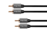 Кабель 2RCA-2RCA Krüger&matz KM0306 3