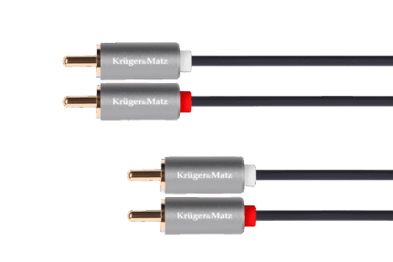 Кабель 2RCA-2RCA Krüger&matz KM1211 3 м Basic