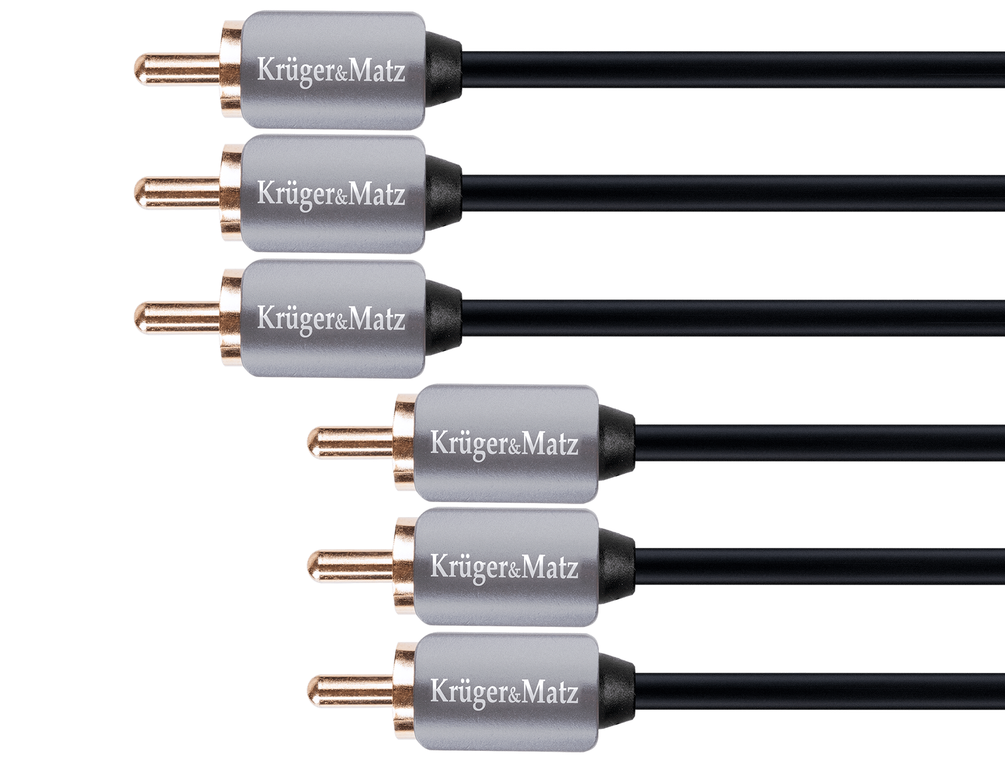 Компонентний кабель 3RCA-3RCA 1 Компонентний кабель 3RCA-3RCA Krüger&matz KM0307 1