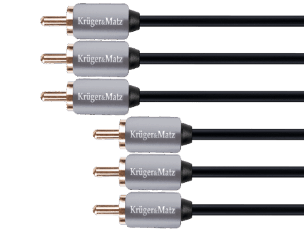Компонентний кабель 3RCA-3RCA Krüger&matz KM0308 3