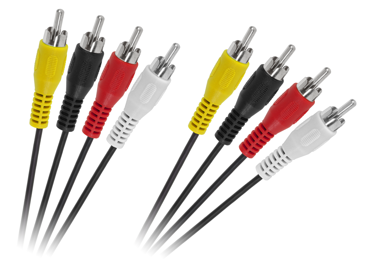 Кабель 4 x RCA - 4 x RCA 1 Кабель 4 x RCA - KPO2666-1.8 4 x RCA 1
