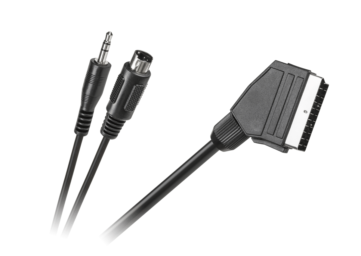 Кабель EURO-SVHS + JACK 3.5 5 м Кабель EURO-SVHS KPO2790-5 + JACK 3.5 5 м
