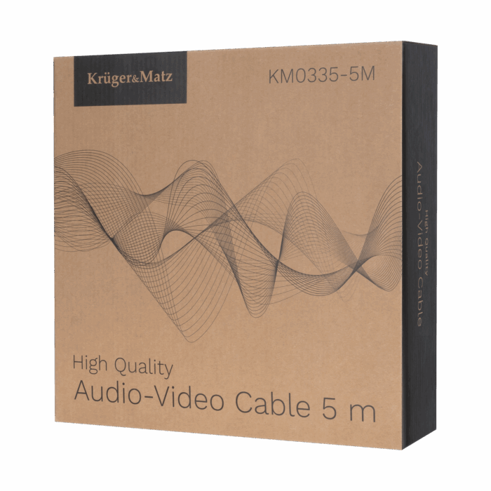 Акустичний кабель Krüger&matz KM0335-5M 5,0 м (з штекерами типу «банан») - Зображення 4