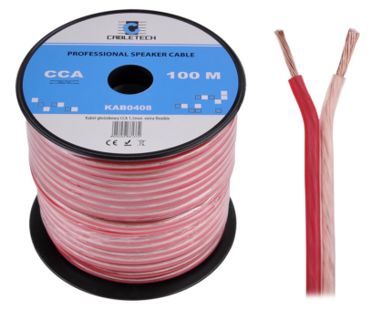 Надгнучкий акустичний кабель Cabletech KAB0408 CCA 1