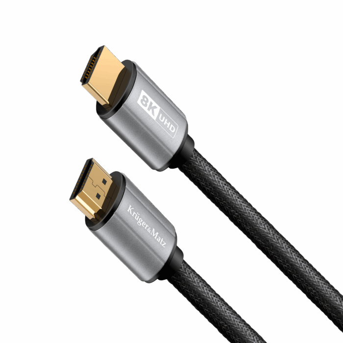 Кабель HDMI-HDMI Krüger&matz KM1264 2.1 8K 0.9 м - Зображення 2