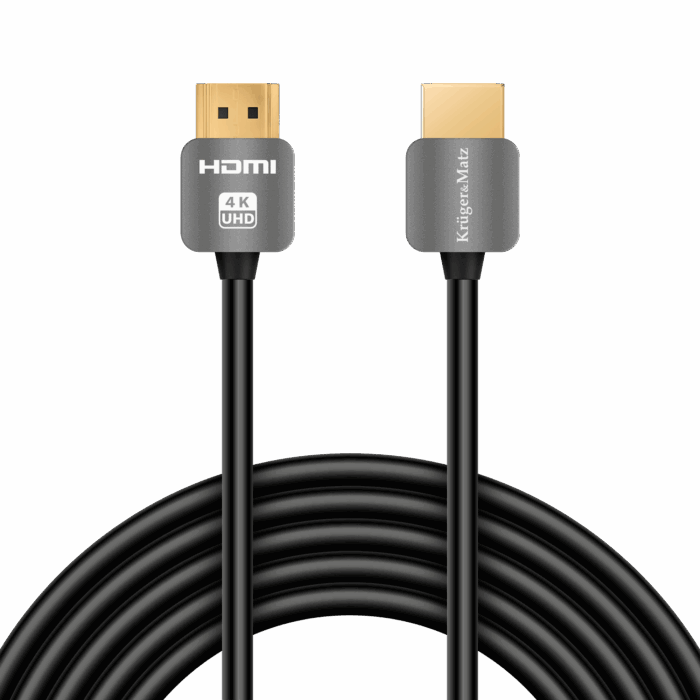 HDMI - Krüger&matz KM0329 HDMI кабель штекер-штекер (A-A) 1.8 м 4K - Зображення 2
