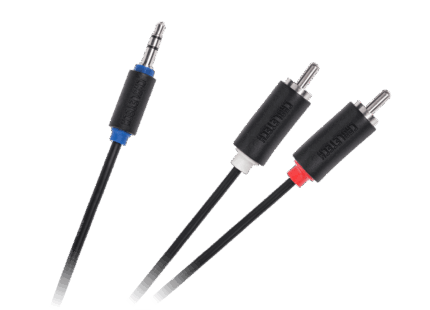 Кабель Jack 3.5-2RCA 1.8 м стандарт Cabletech KPO3952-1.8