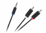 Кабель Jack 3.5-2RCA 3 м стандартний Cabletech KPO3952-3