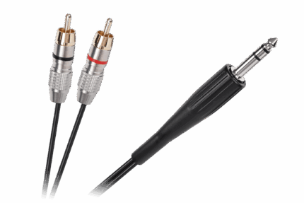 Стереокабель JACK 6.3 - KPO3867-3 2RCA 3 м