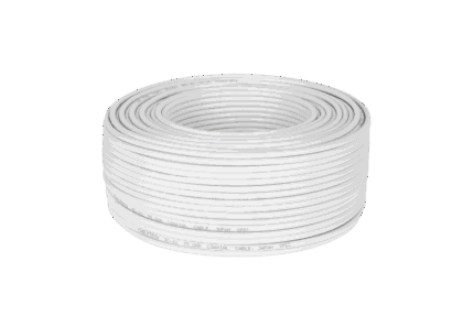 3c Cabletech KAB0001 2v коаксіальний кабель білого кольору