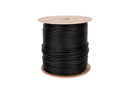 Коаксіальний кабель F690 Cabletech KAB0020 BV+ЧОРНИЙ ГЕЛЬ 305 м