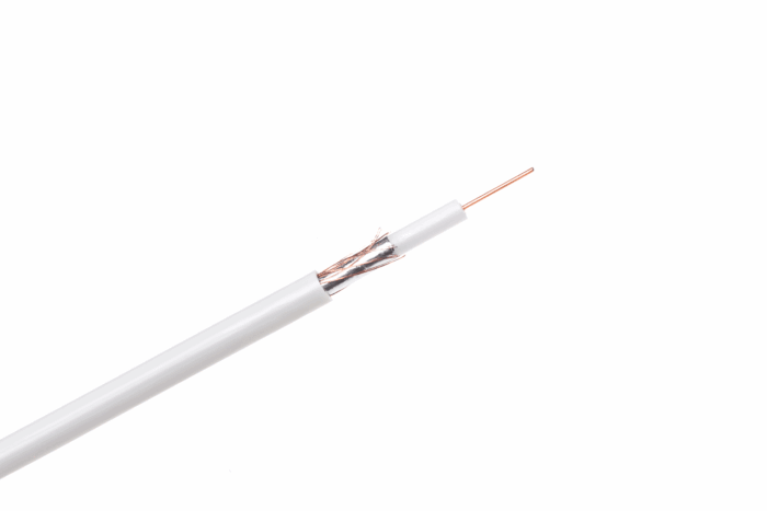 Коаксіальний кабель R-TV Cabletech KAB0026F RG-59 200 м/коробка білий - Зображення 2