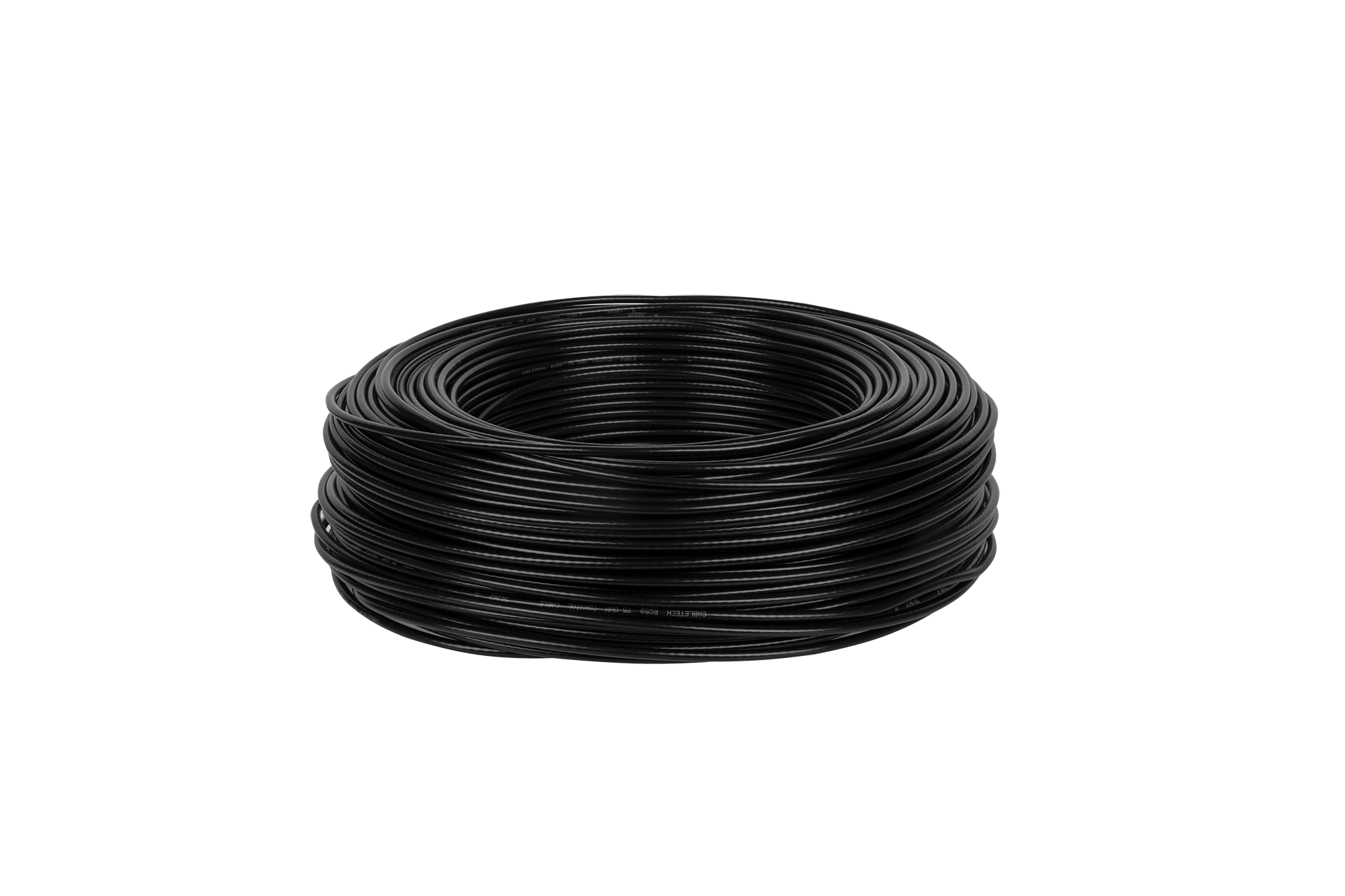 Коаксіальний кабель R-TV RG-59 200 м/коробка чорний Коаксіальний кабель R-TV Cabletech KAB0026A RG-59 200 м/коробка чорний